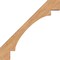 Ekena Millwork 5 1/2"W x 44"D x 44"H Merced Smooth Knee Brace, Western Red Cedar BRC06X44X44MRC00SWR - alternate 2